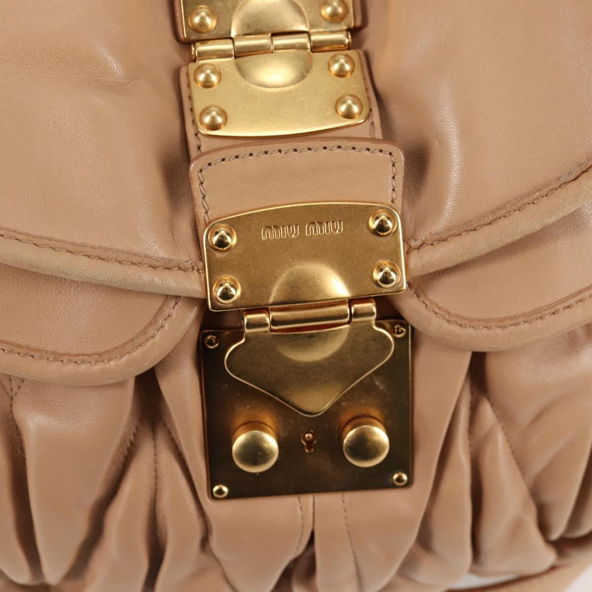 Miu Miu Coffer Convertible Hobo Matelasse Leather Medium