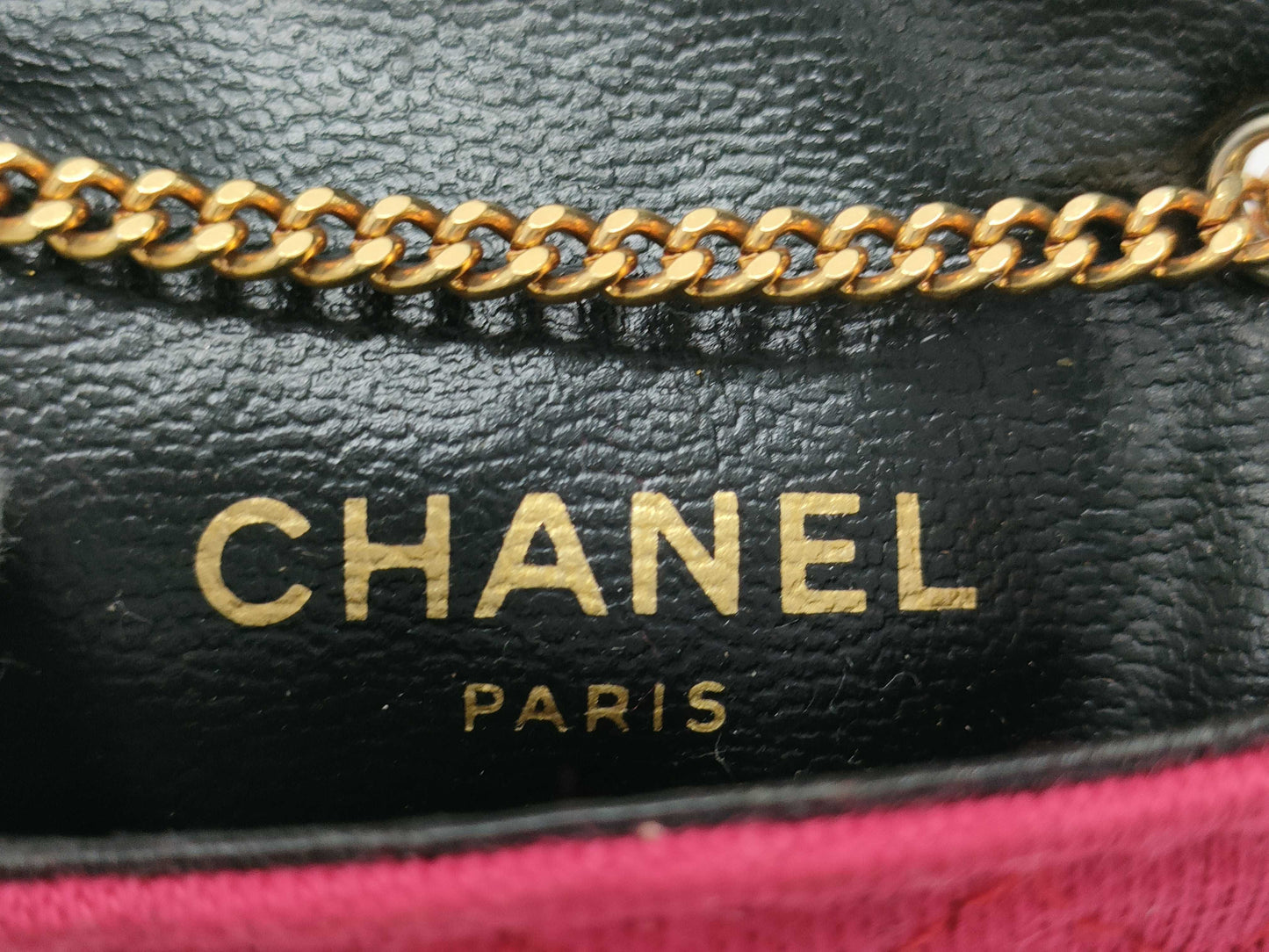 Chanel Classic Flap Card Holder on Chain Quilted Jersey Mini