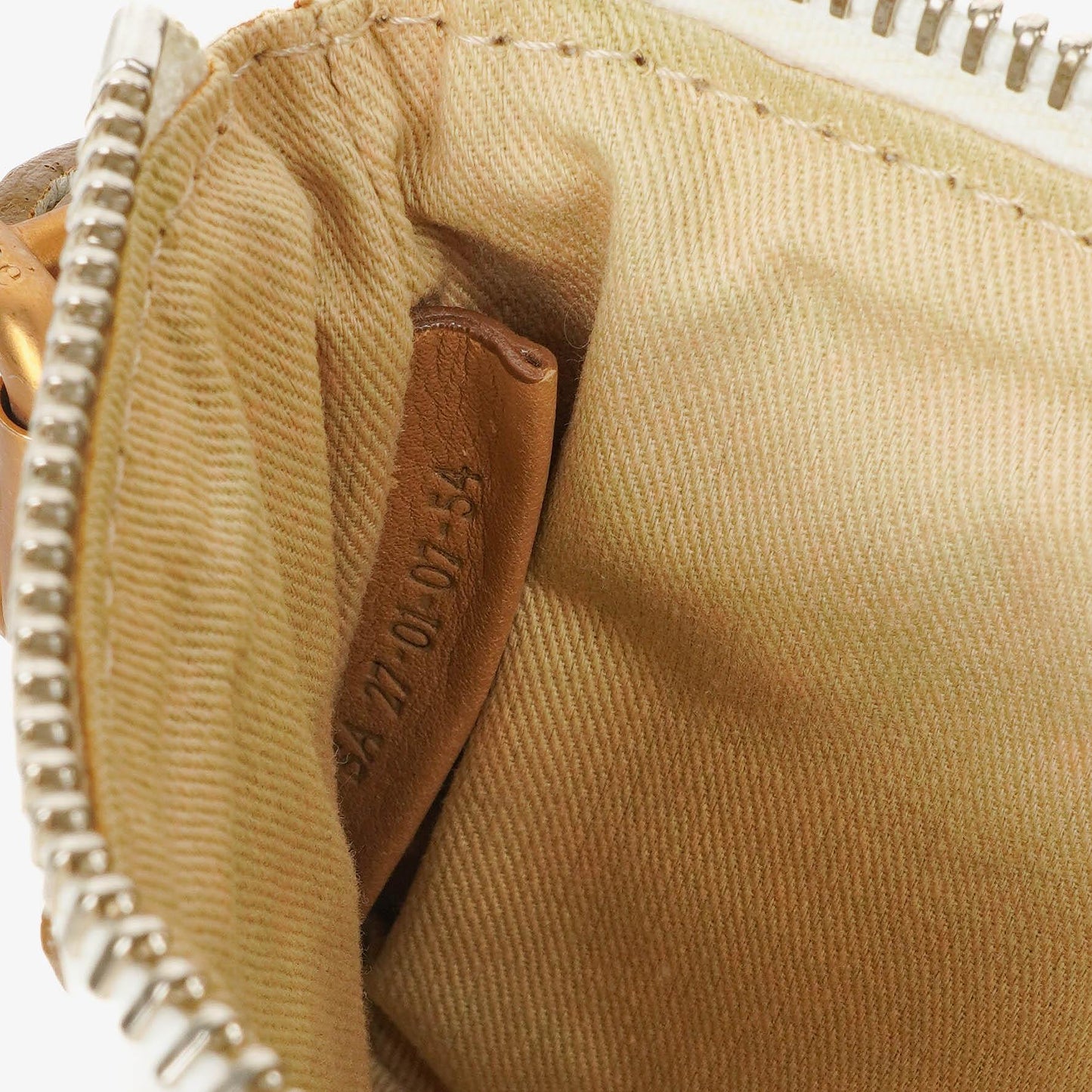 Chloe White Leather Paddington Pochette Bag