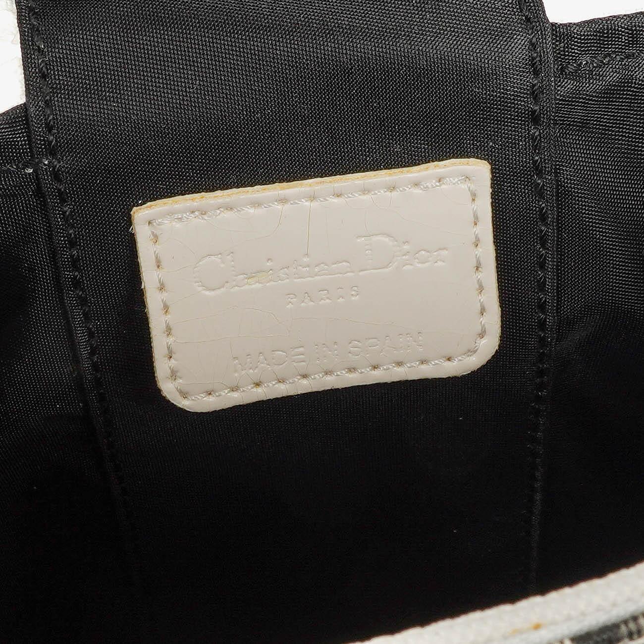 Dior Trotter Black and White Cosmetic Bag