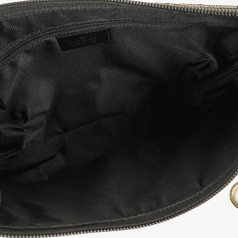 Gucci GG Canvas Handle Ring Hobo Bag