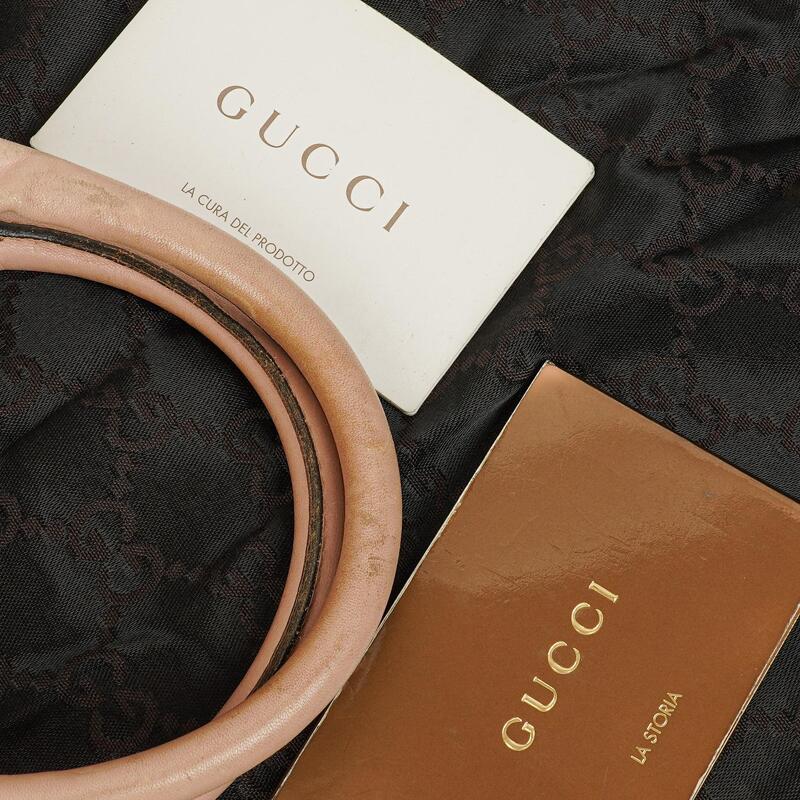 Gucci Pink Guccissima Leather Small Joy Boston Bag