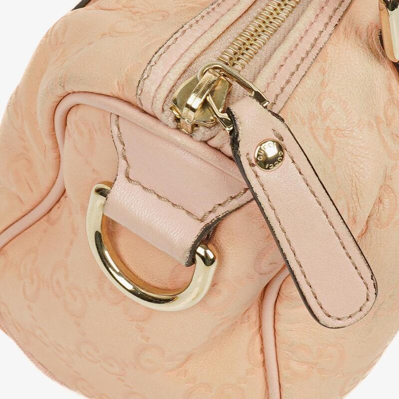 Gucci Pink Guccissima Leather Small Joy Boston Bag