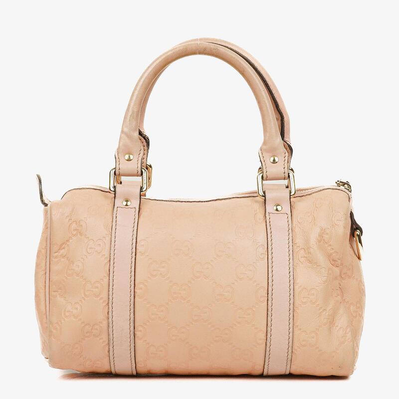 Gucci Pink Guccissima Leather Small Joy Boston Bag