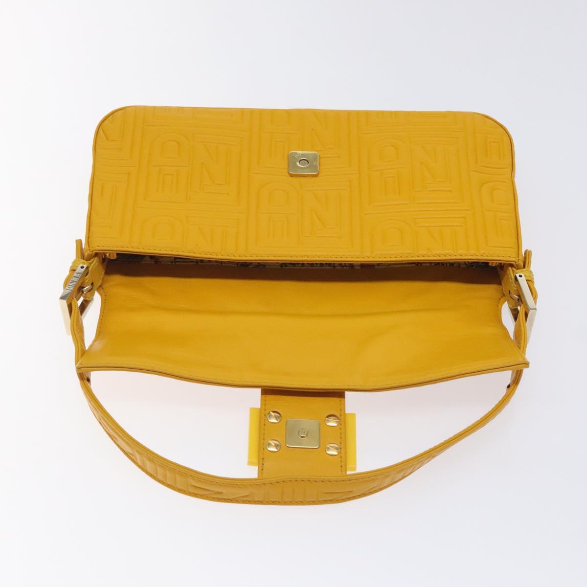 Fendi Baguette NM Bag Zucca Embossed Leather Medium