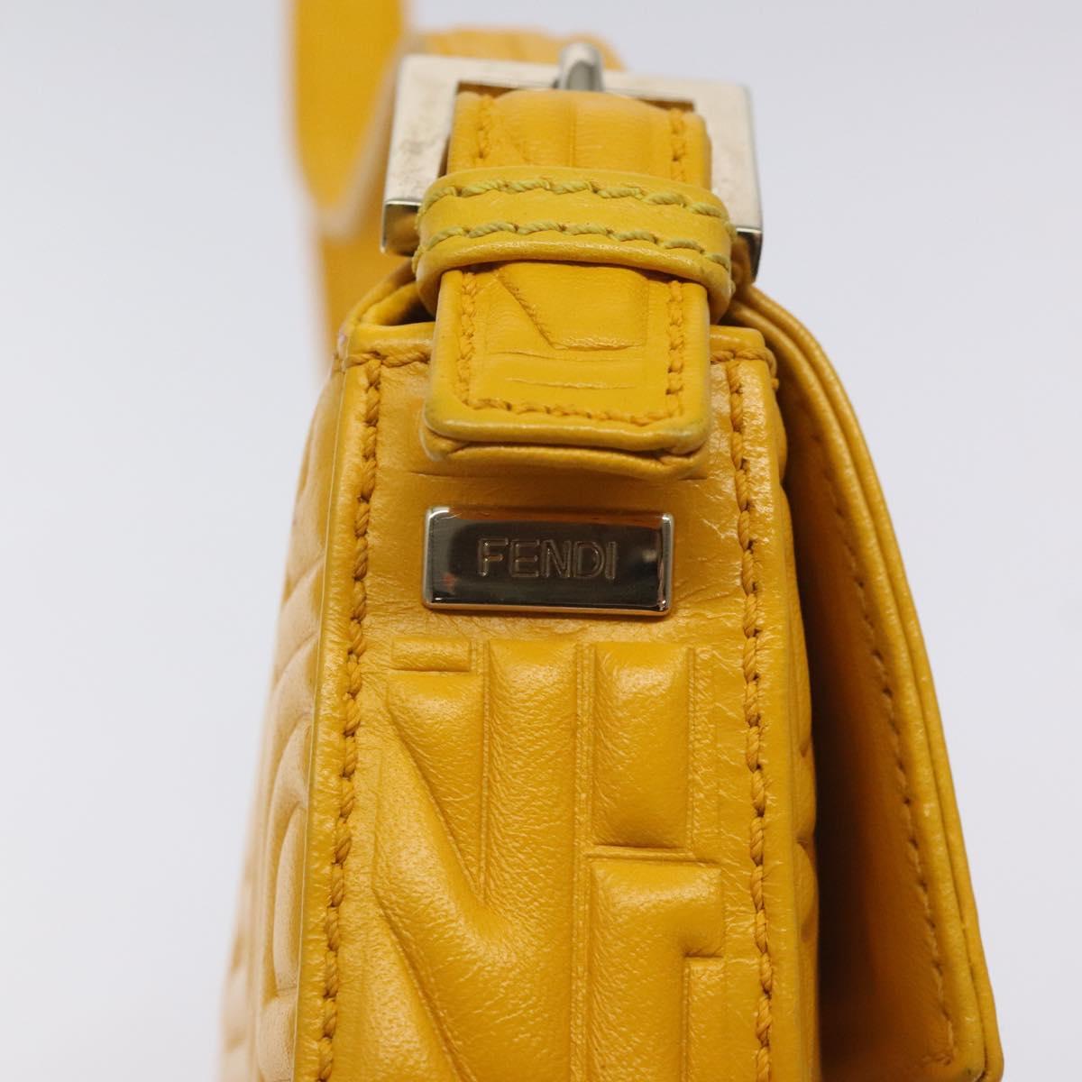 Fendi Baguette NM Bag Zucca Embossed Leather Medium