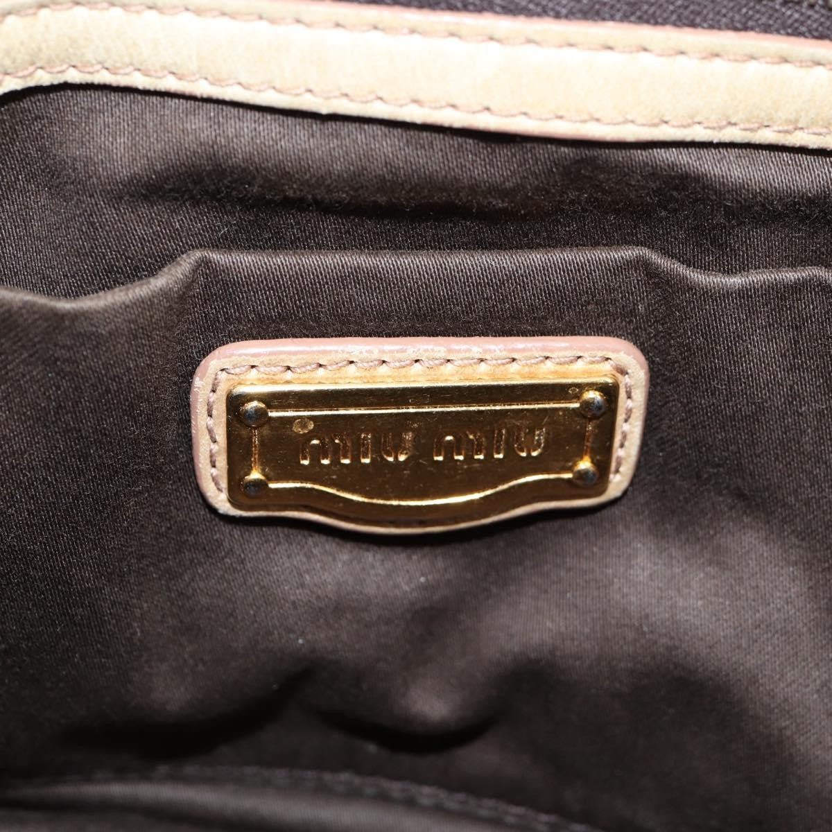 Miu Miu Coffer Convertible Satchel Leather