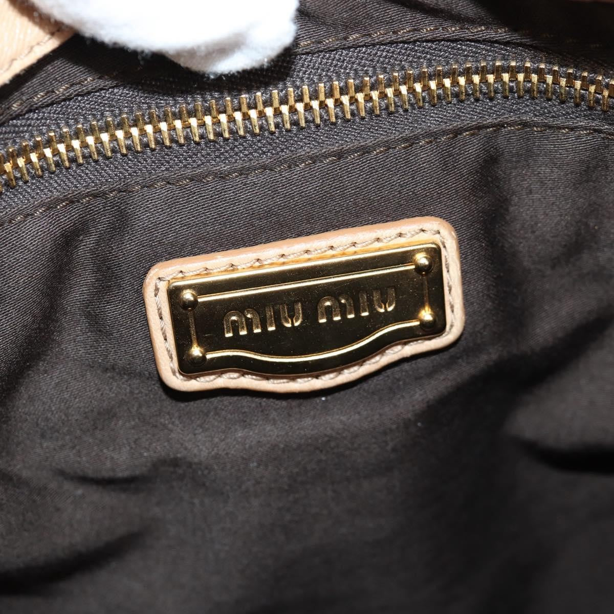 Miu Miu Coffer Convertible Hobo Matelasse Leather Medium