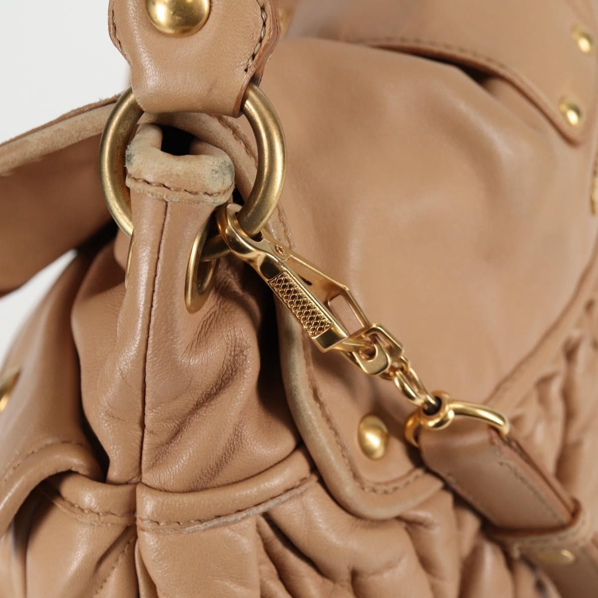 Miu Miu Coffer Convertible Hobo Matelasse Leather Medium