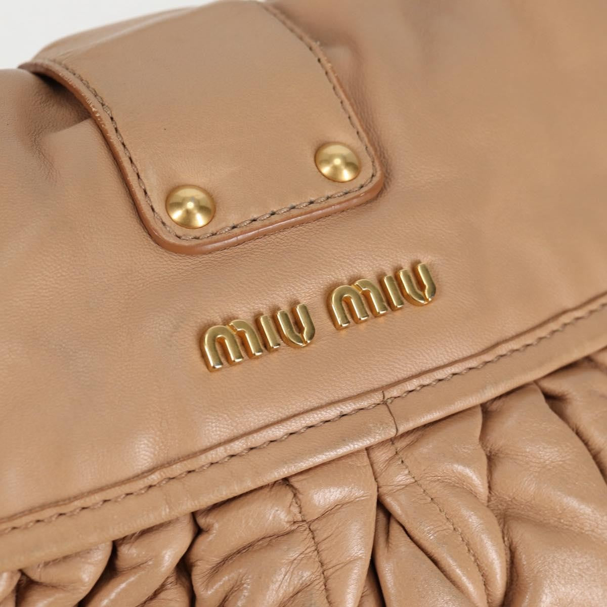 Miu Miu Coffer Convertible Hobo Matelasse Leather Medium