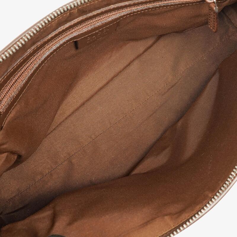 Gucci Brown GG Monogram Canvas Shoulder Bag