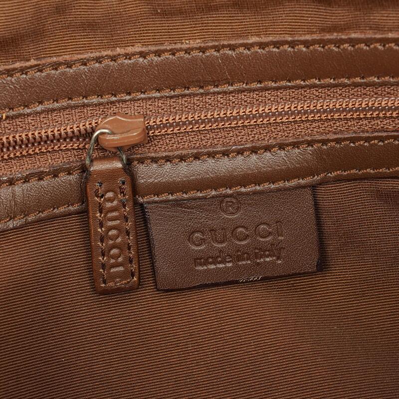 Gucci Brown GG Monogram Canvas Shoulder Bag
