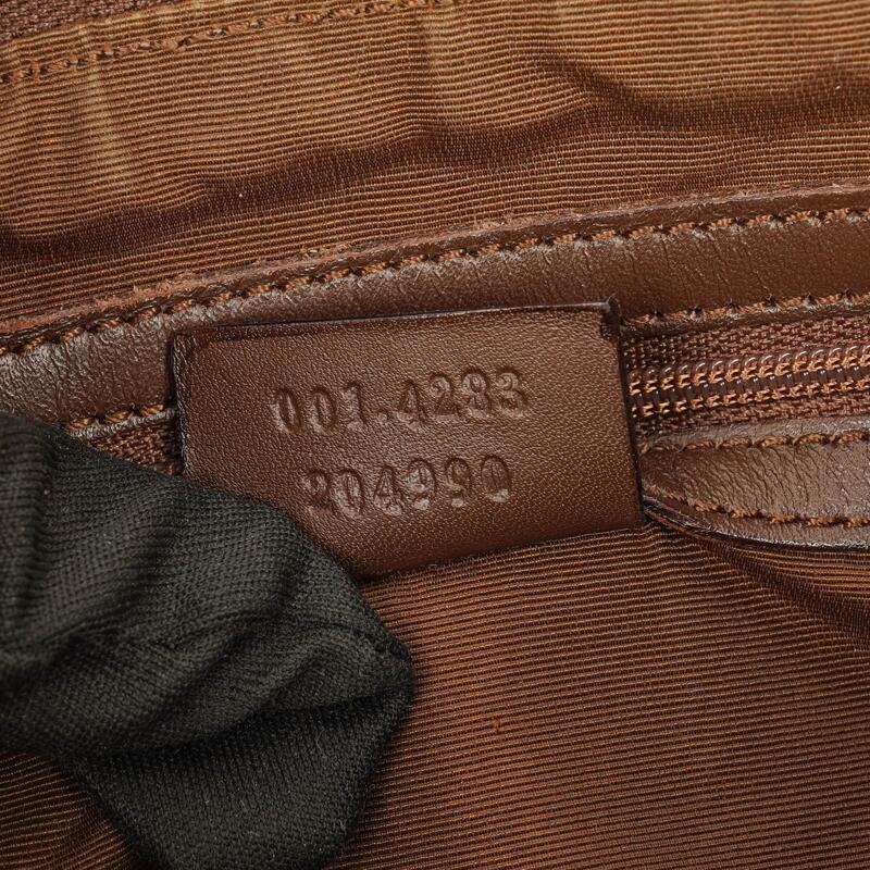 Gucci Brown GG Monogram Canvas Shoulder Bag