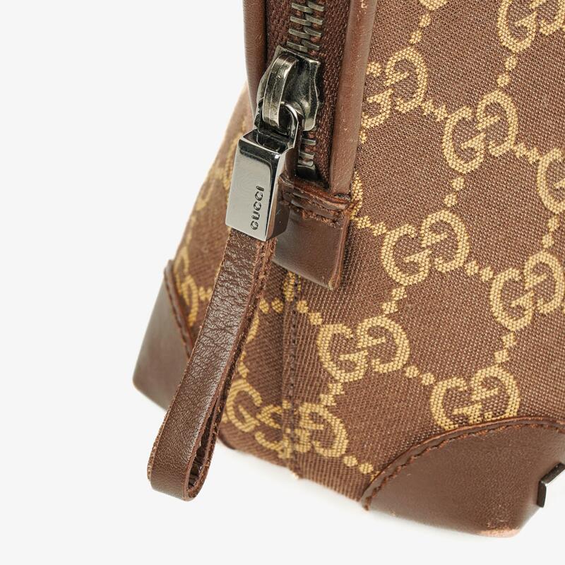Gucci Brown GG Monogram Canvas Shoulder Bag
