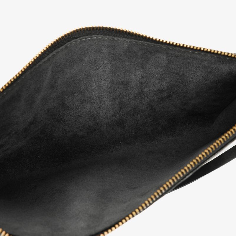 Louis Vuitton Pochette Accessoires Black EPI Leather Clutch Bag