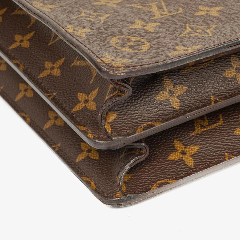 Louis Vuitton Serviette Ambassador Monogram Canvas Briefcase