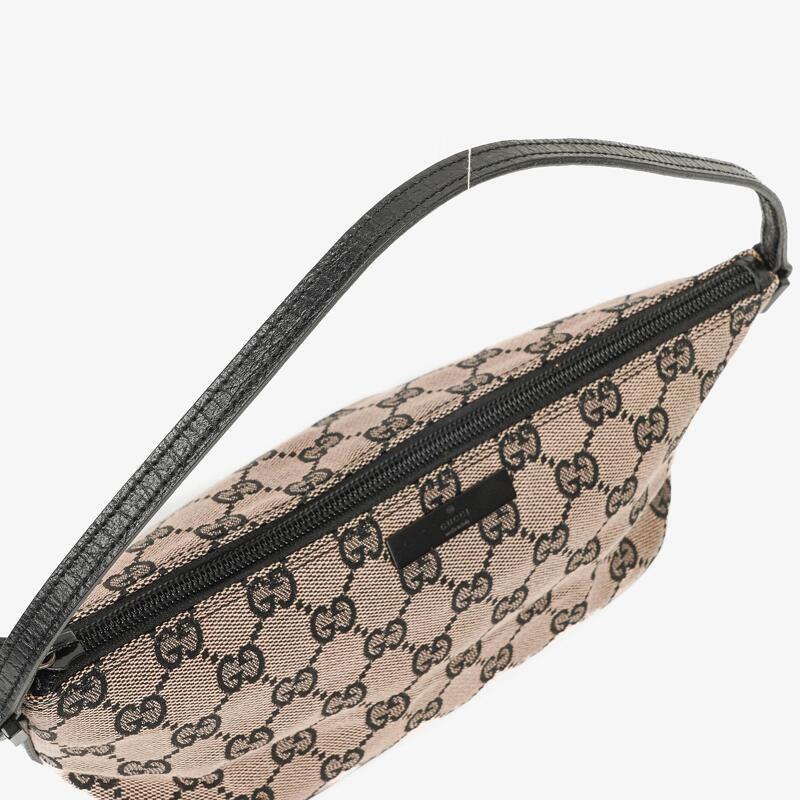 Gucci Mini Baguette Pochette Boat GG Monogram Bag