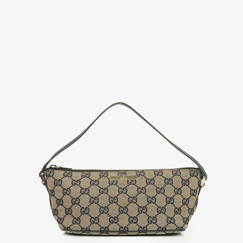 Gucci Mini Baguette Pochette Boat GG Monogram Bag