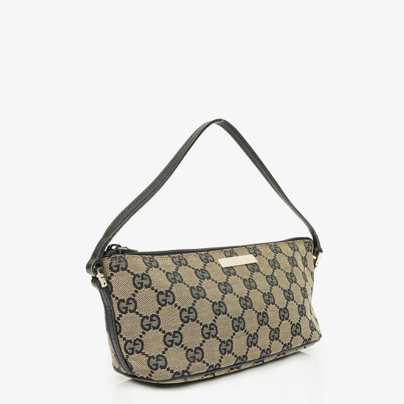 Gucci Mini Baguette Pochette Boat GG Monogram Bag