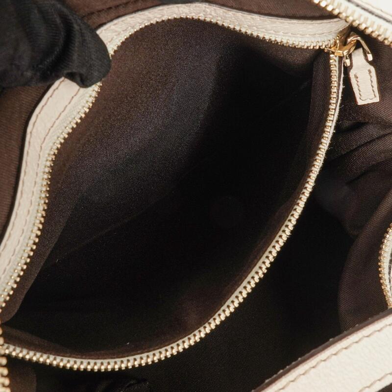 Gucci Charmy Beige GG Canvas Hobo Bag