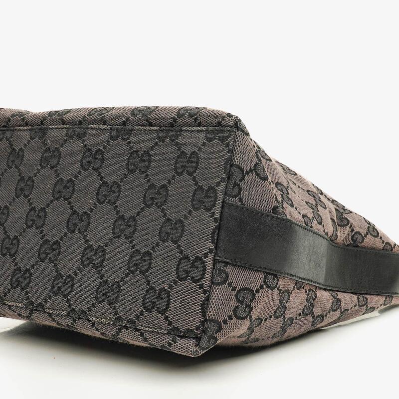 Gucci GG Canvas And Leather Shoulder Hobo Bag