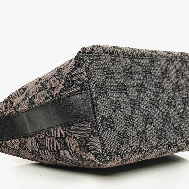 Gucci GG Canvas And Leather Shoulder Hobo Bag