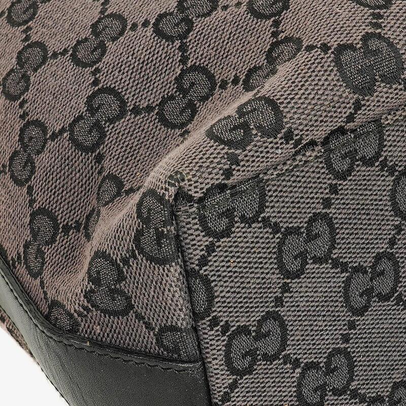 Gucci GG Canvas And Leather Shoulder Hobo Bag