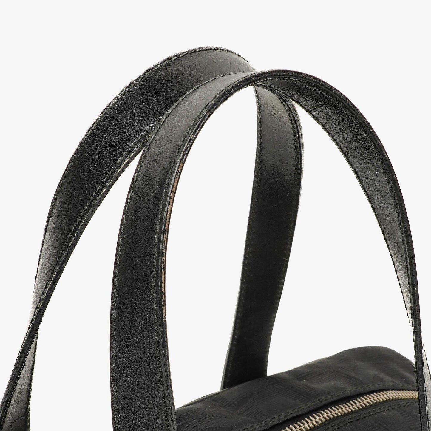 Chanel Black Nylon Travel Bowler Bag
