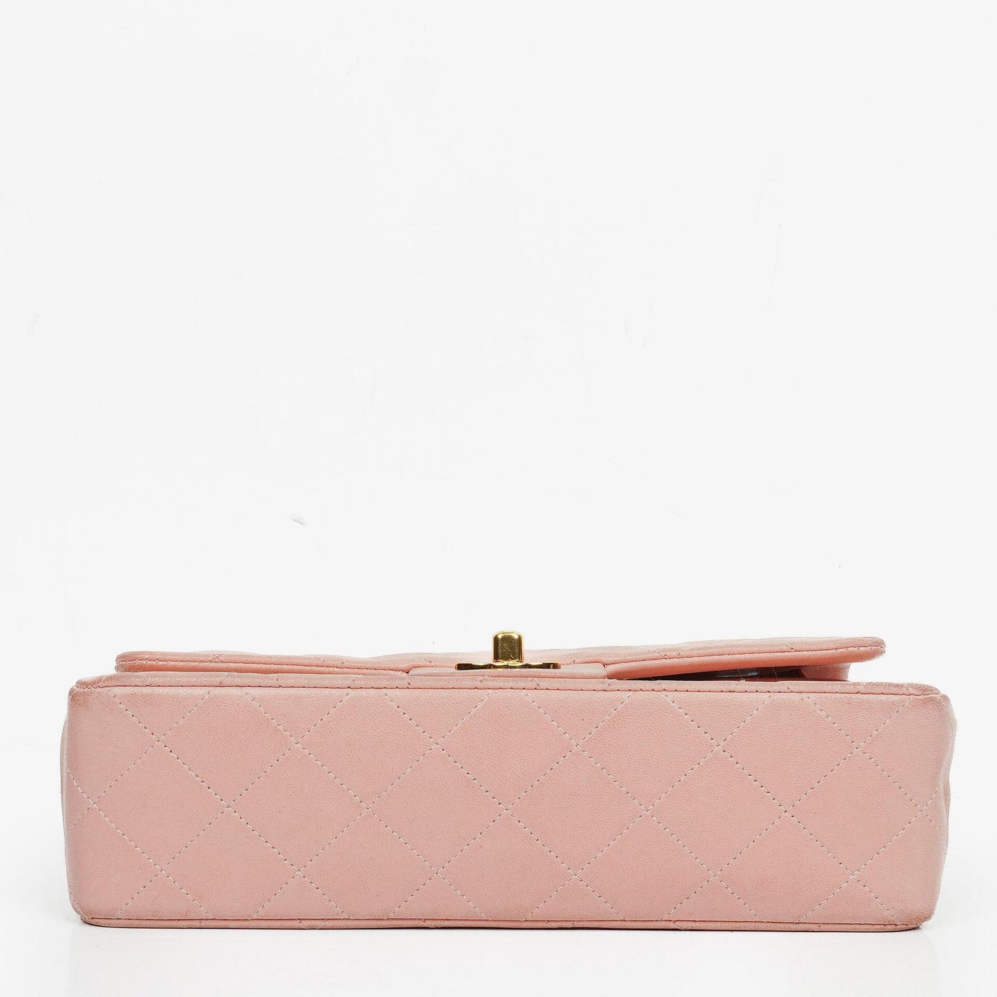 Chanel Vintage Classic Double Flap Bag in Quilted Lambskin with 24K Gold-Plated Hardware