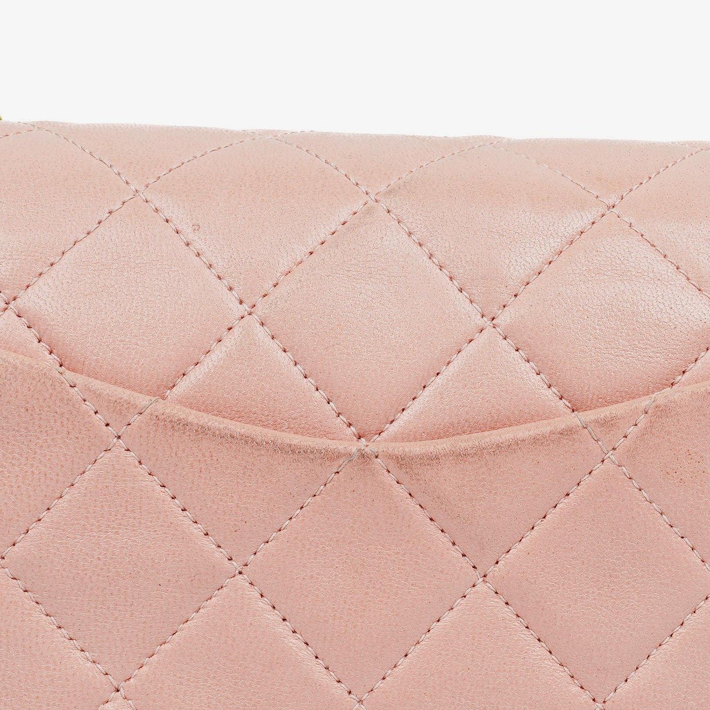 Chanel Vintage Classic Double Flap Bag in Quilted Lambskin with 24K Gold-Plated Hardware