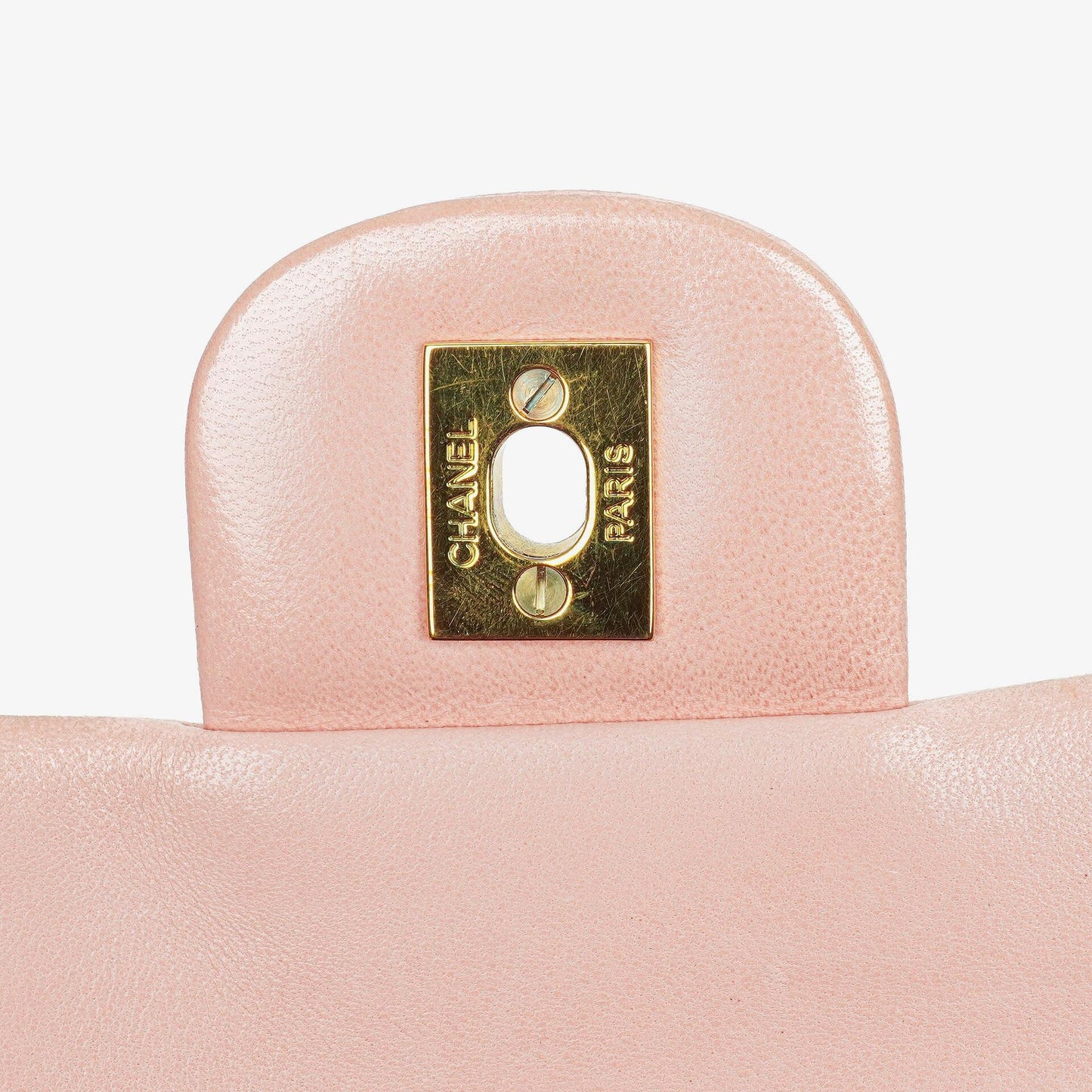 Chanel Vintage Classic Double Flap Bag in Quilted Lambskin with 24K Gold-Plated Hardware