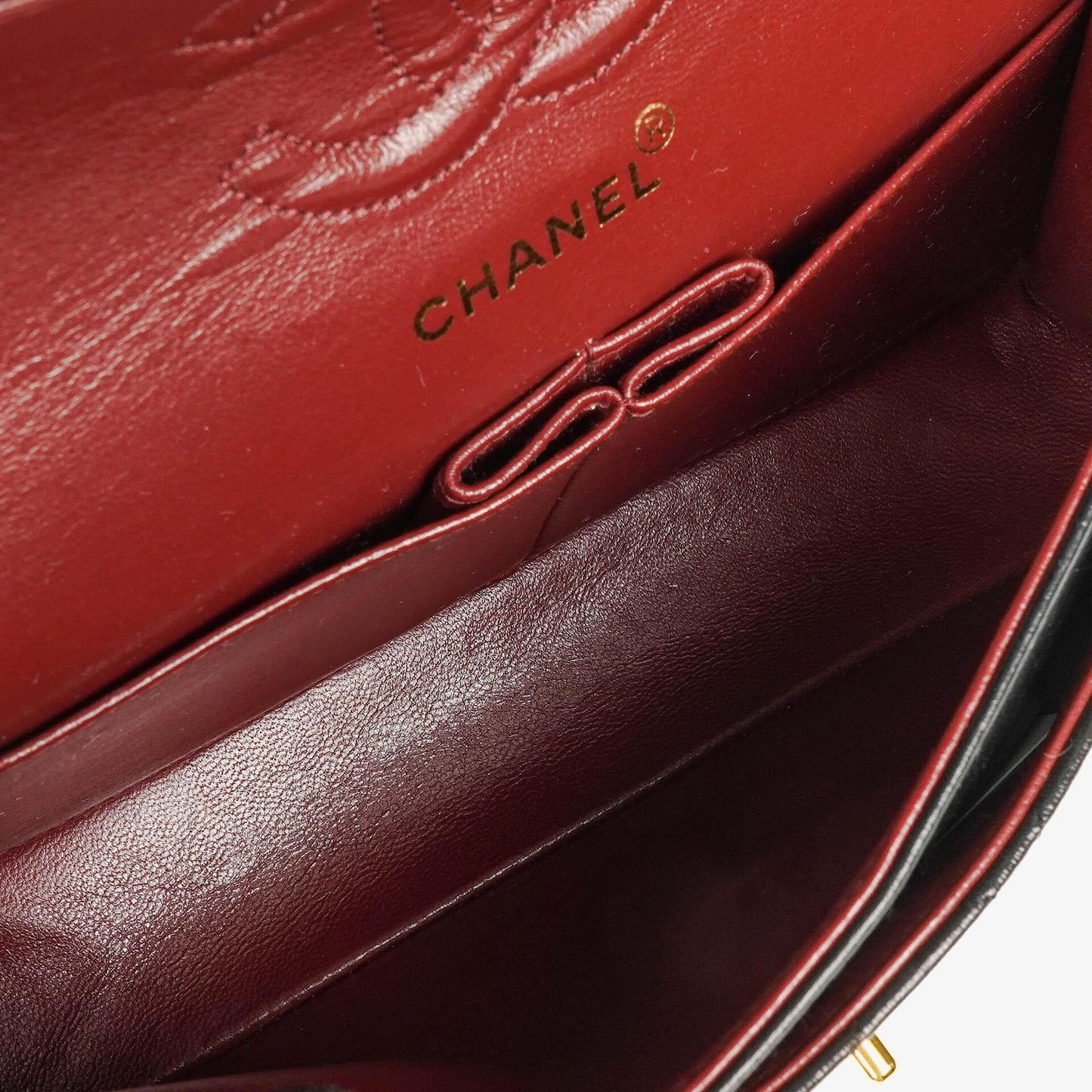 Chanel Vintage Small Classic Double Flap Bag Black Quilted Lambskin 24K Gold-Plated Hardware