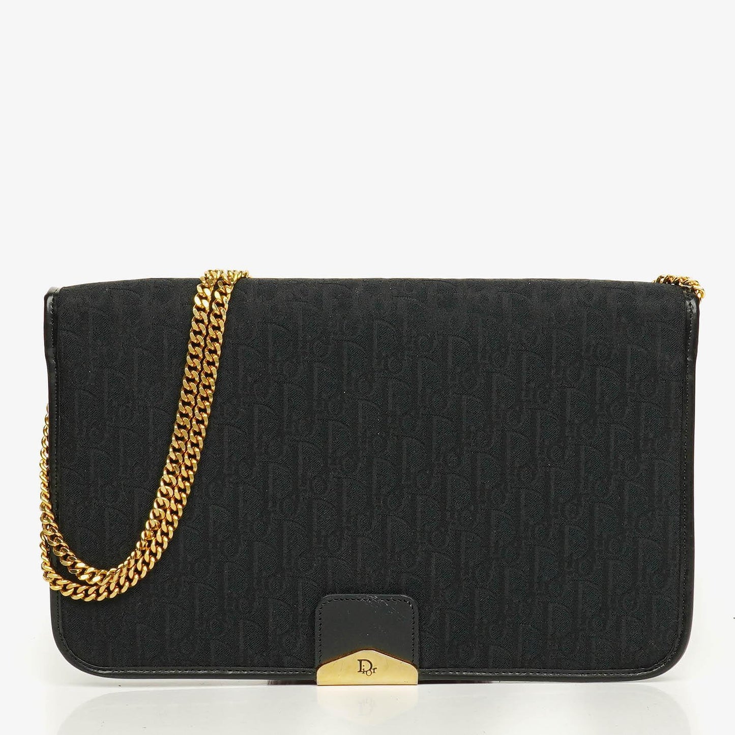 Christian Dior Trotter Canvas Chain Shoulder Bag