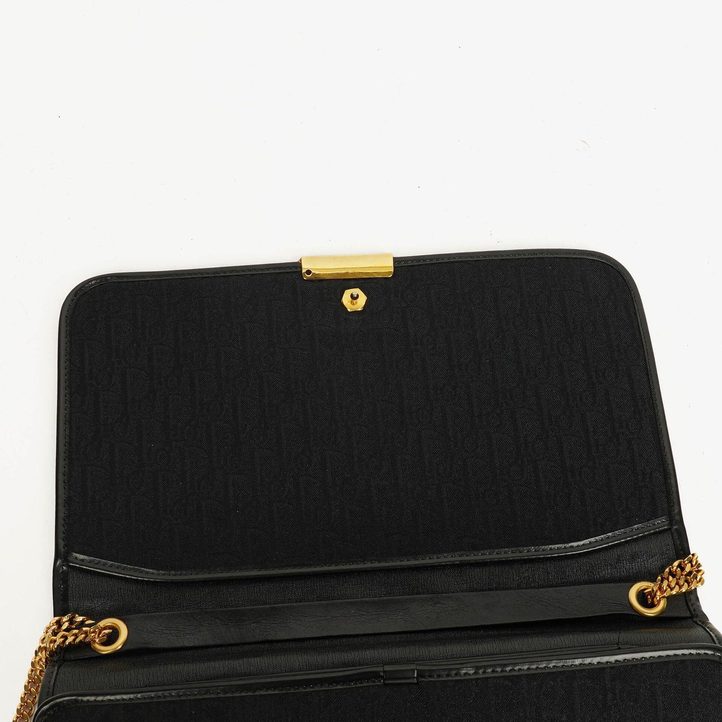 Christian Dior Trotter Canvas Chain Shoulder Bag