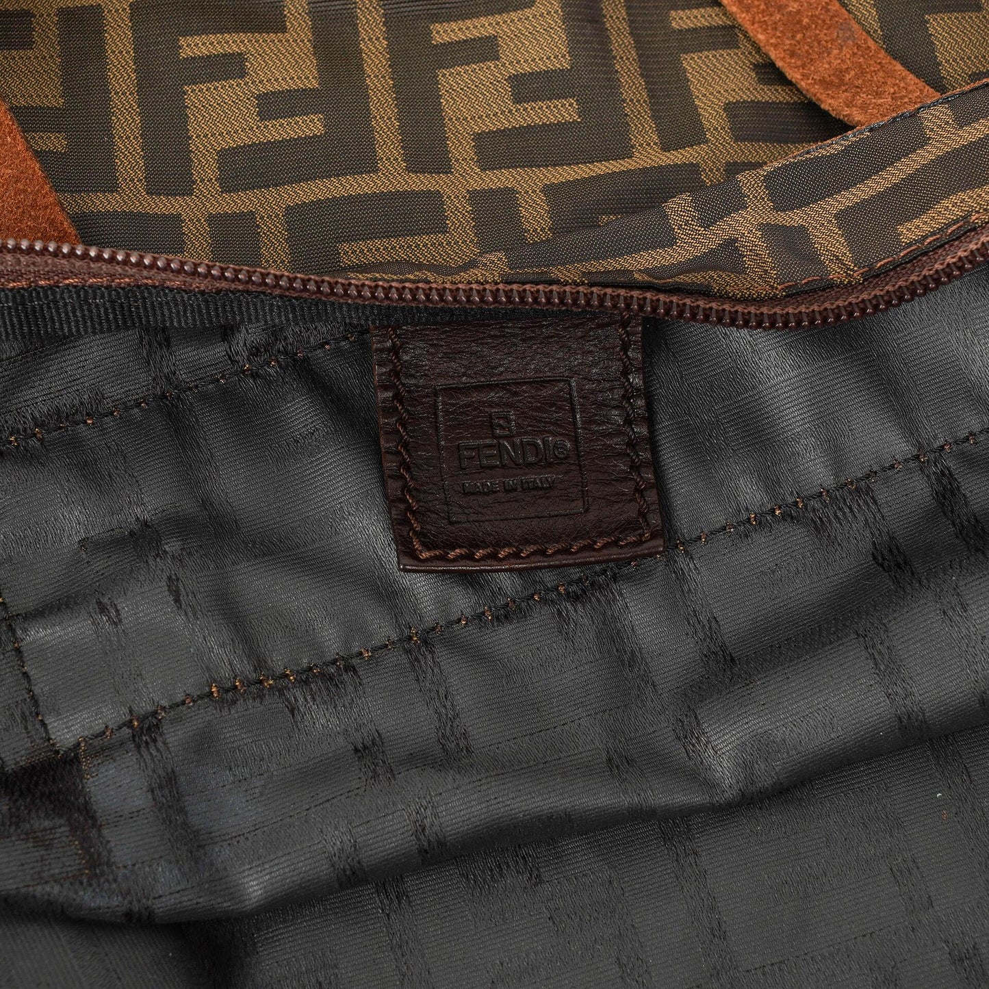 Fendi FF Brown Zucca Tote Bag