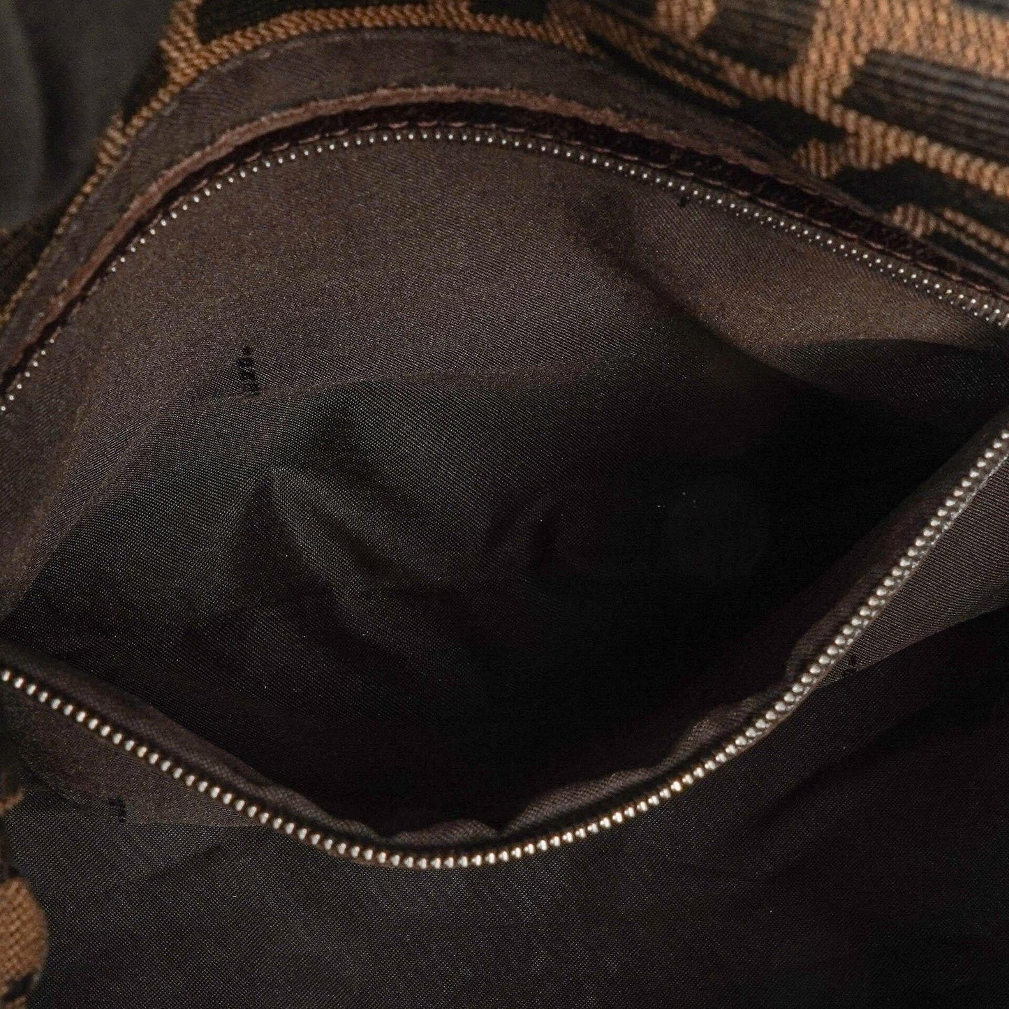 Fendi Mama Baguette Zucca Brown Shoulder Bag