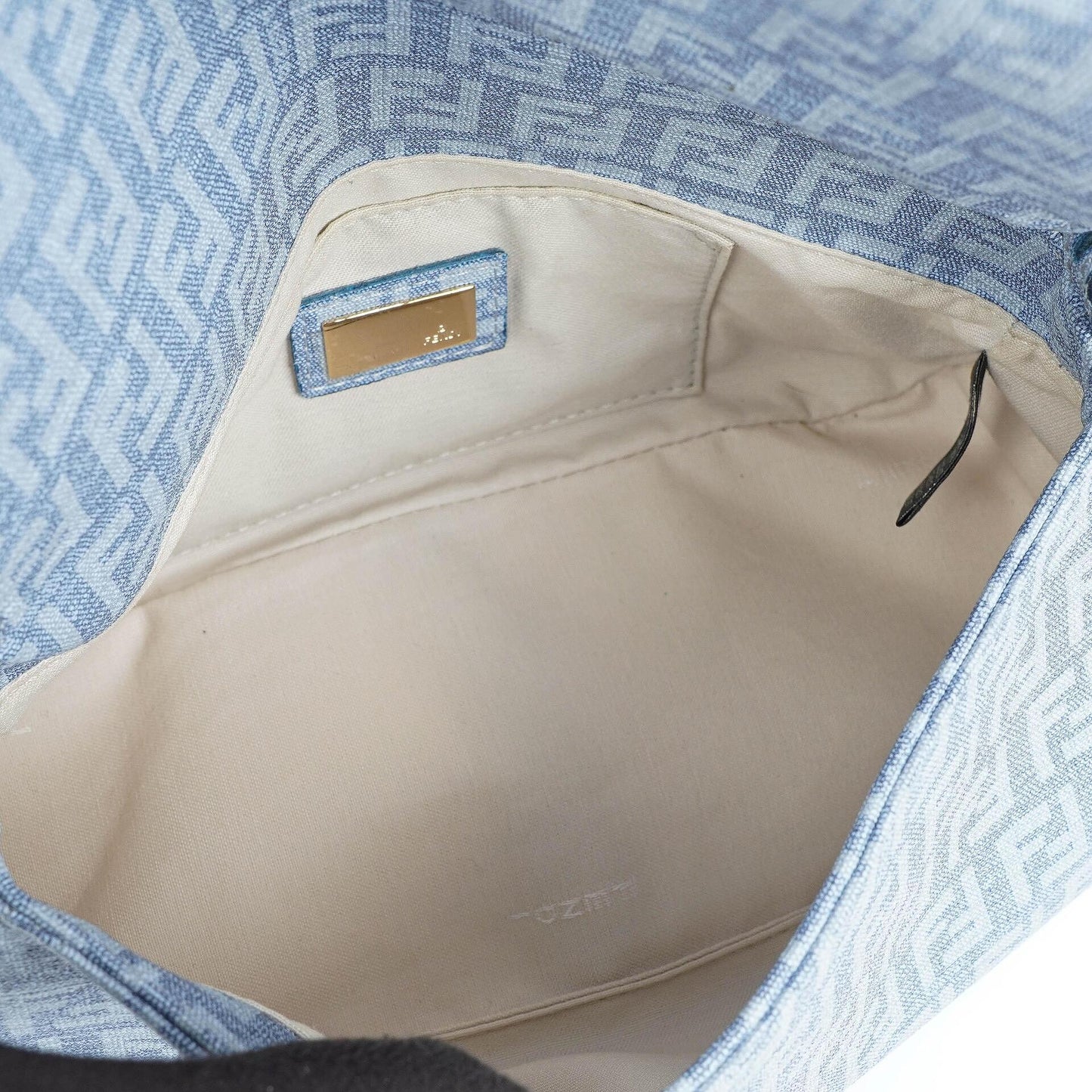 Fendi Mini Mamma Forever Blue Shoulder Bag