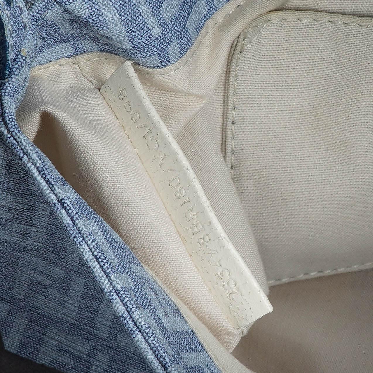 Fendi Mini Mamma Forever Blue Shoulder Bag