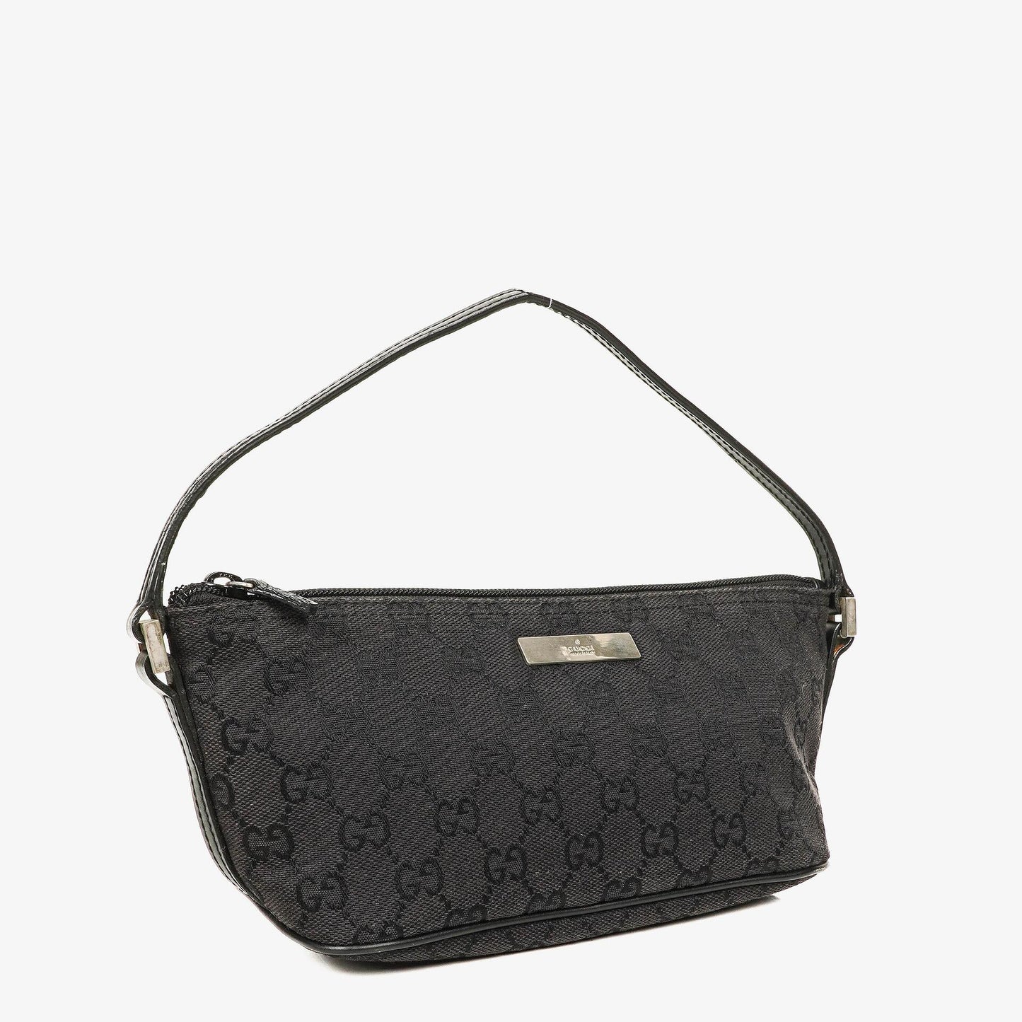 Gucci Baguette Pochette Boat GG Monogram Bag