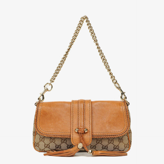 Gucci Marrakech Evening Beige/Brown GG Canvas Bag