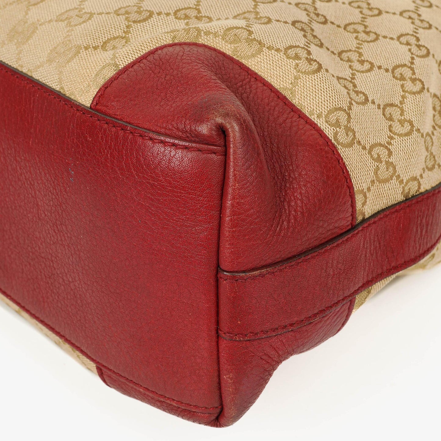 Gucci Miss GG Original Beige/Raspberry GG Canvas Hobo Bag