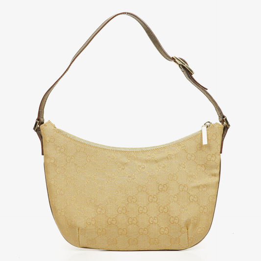 Gucci Vintage Pochette GG Canvas Shoulder Bag