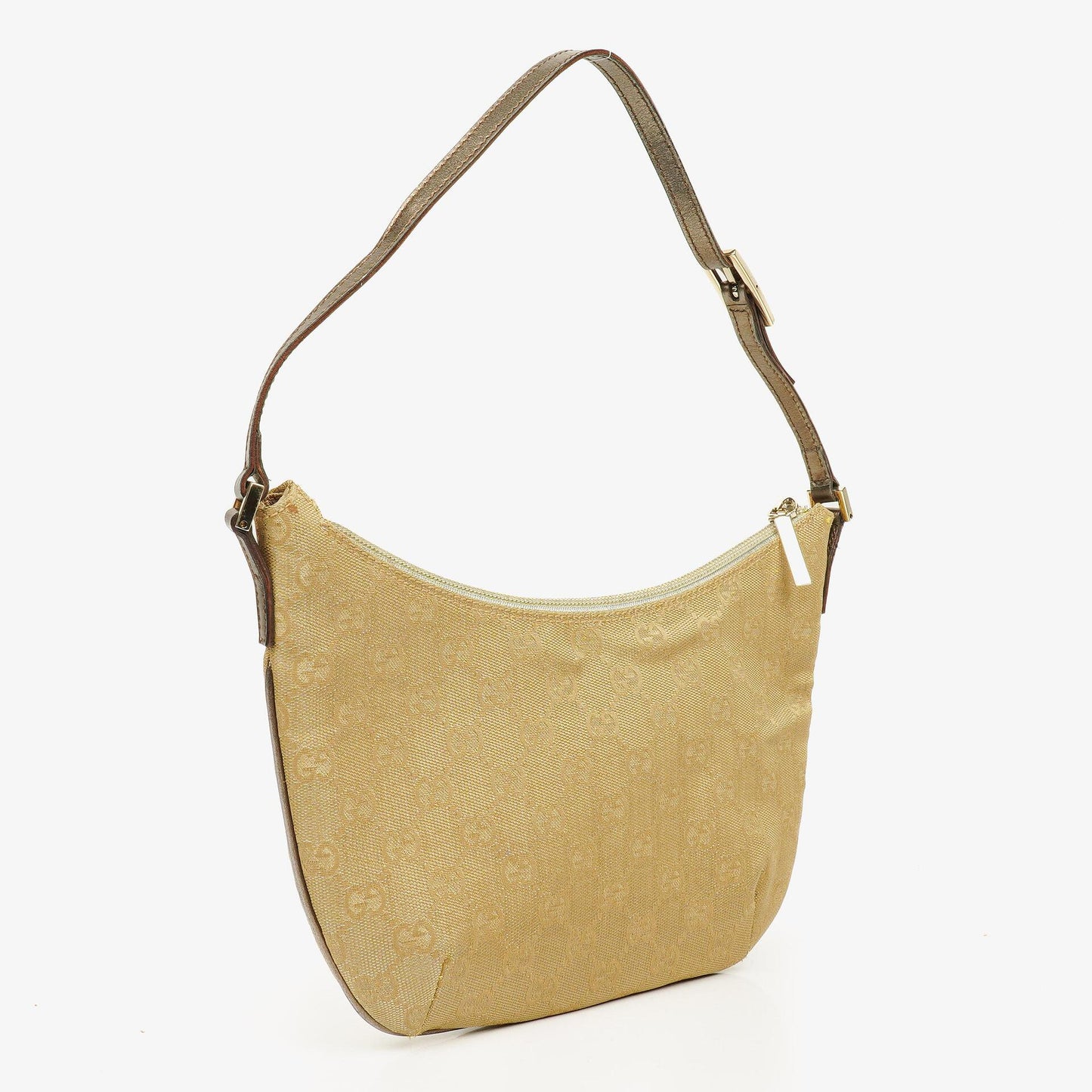 Gucci Vintage Pochette GG Canvas Shoulder Bag