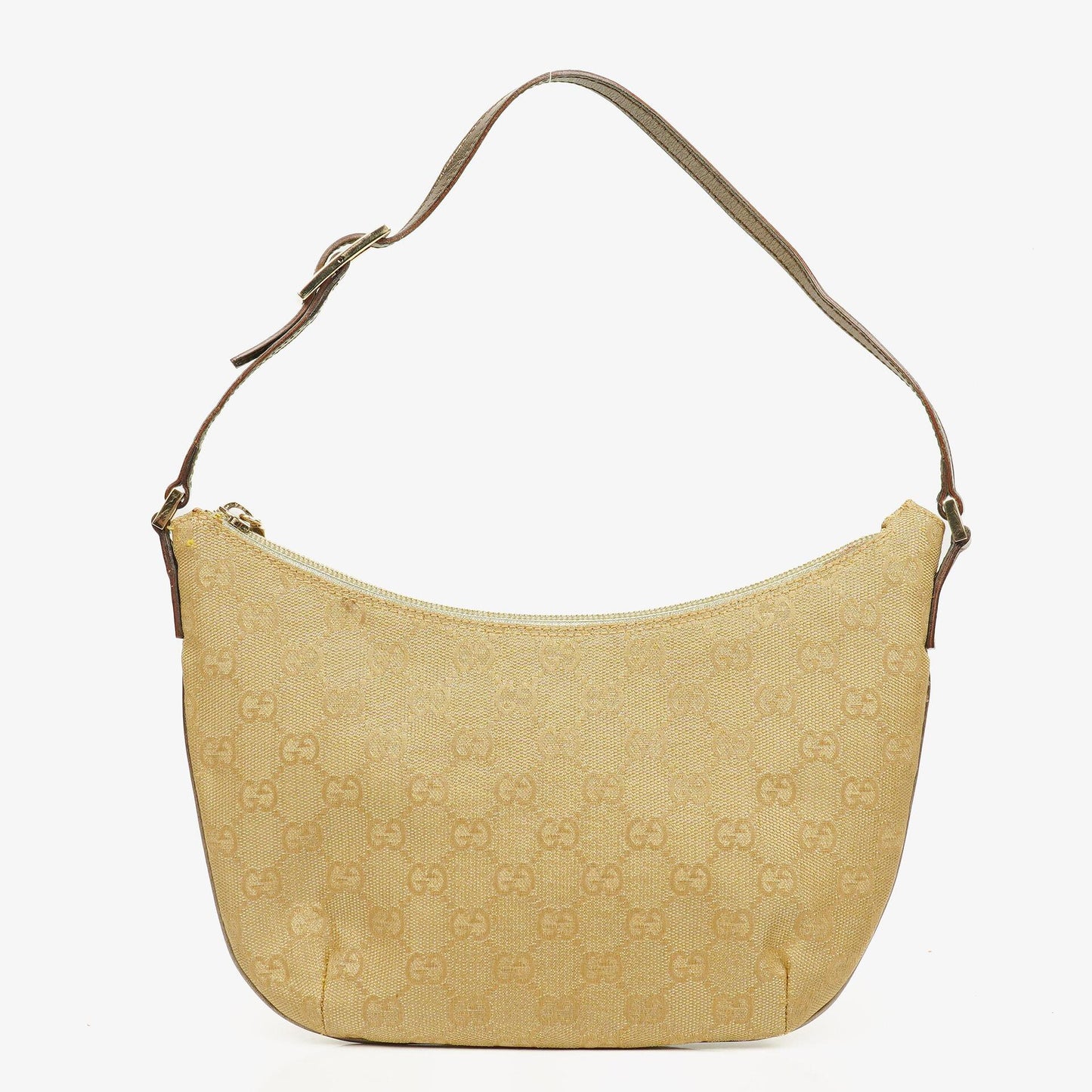 Gucci Vintage Pochette GG Canvas Shoulder Bag