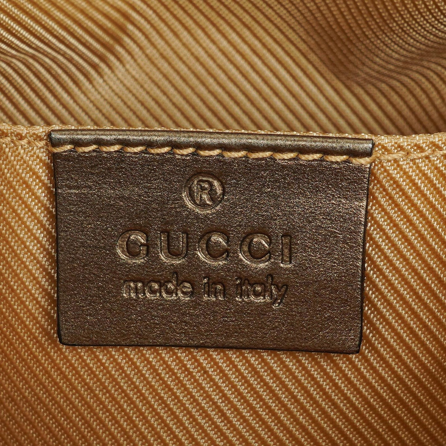 Gucci Vintage Pochette GG Canvas Shoulder Bag