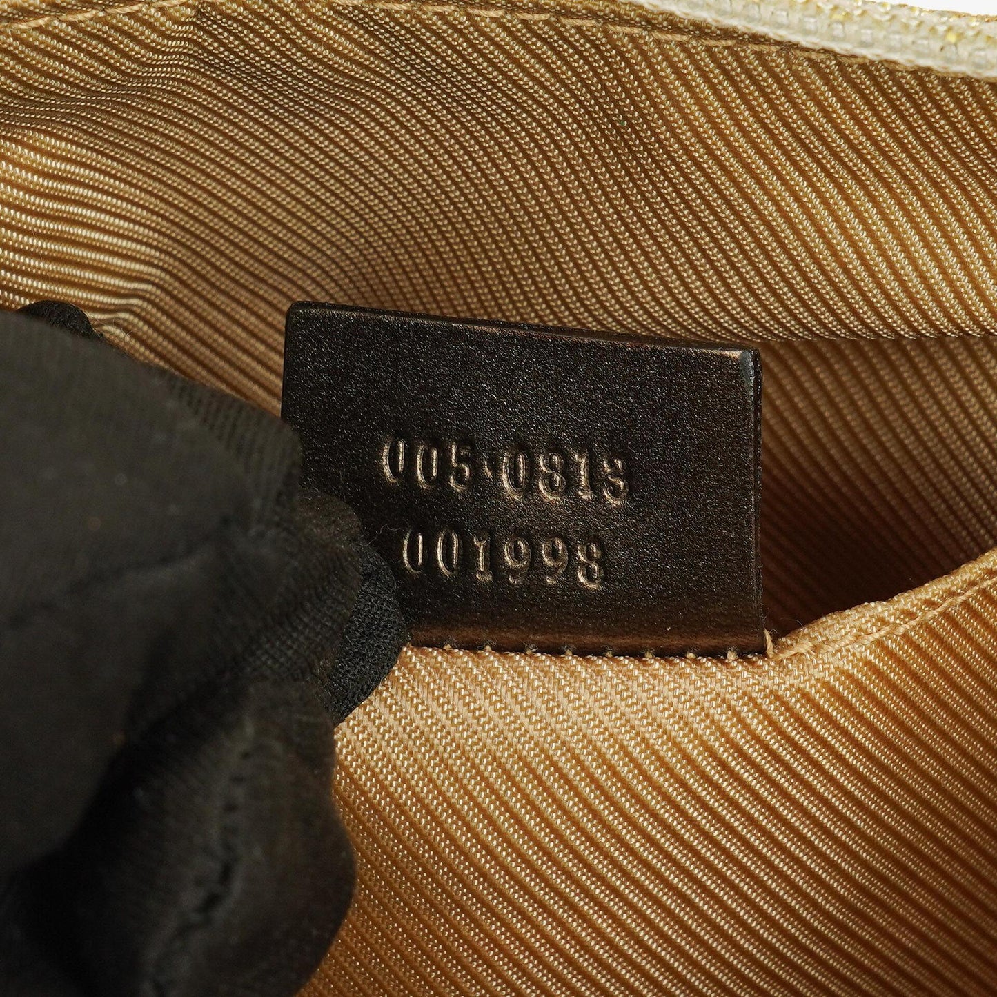 Gucci Vintage Pochette GG Canvas Shoulder Bag