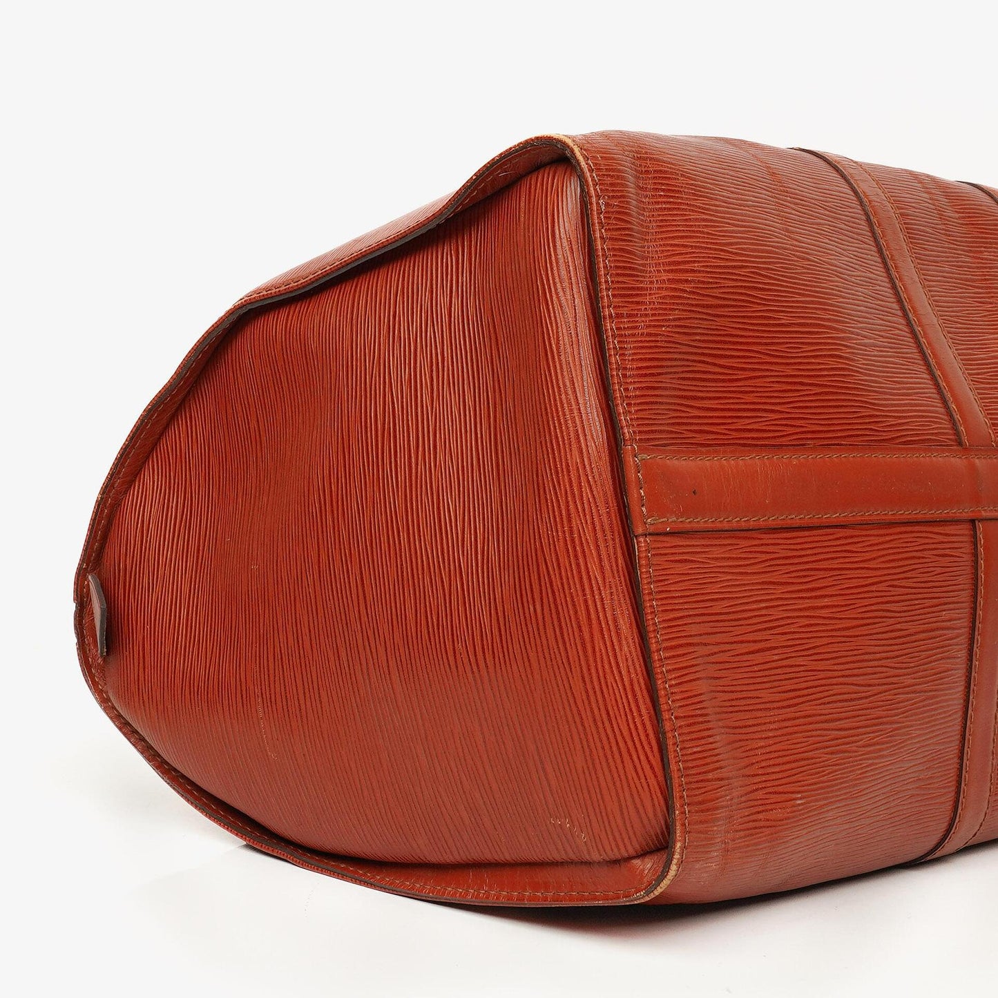 Louis Vuitton Keepall 45 Brown EPI Leather Travel Bag