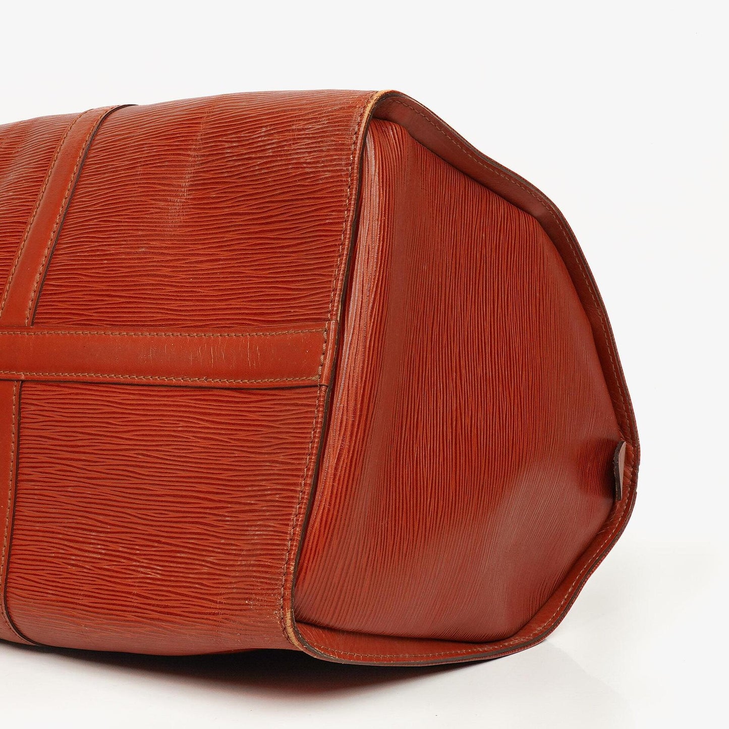 Louis Vuitton Keepall 45 Brown EPI Leather Travel Bag