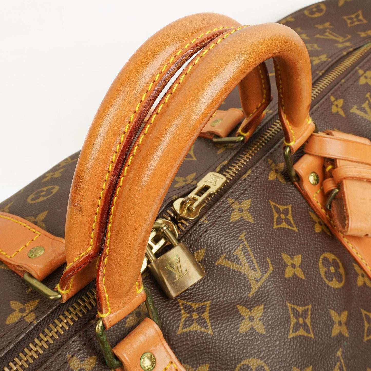 Louis Vuitton Keepall 60 Bandoulière Monogram Canvas Travel Bag