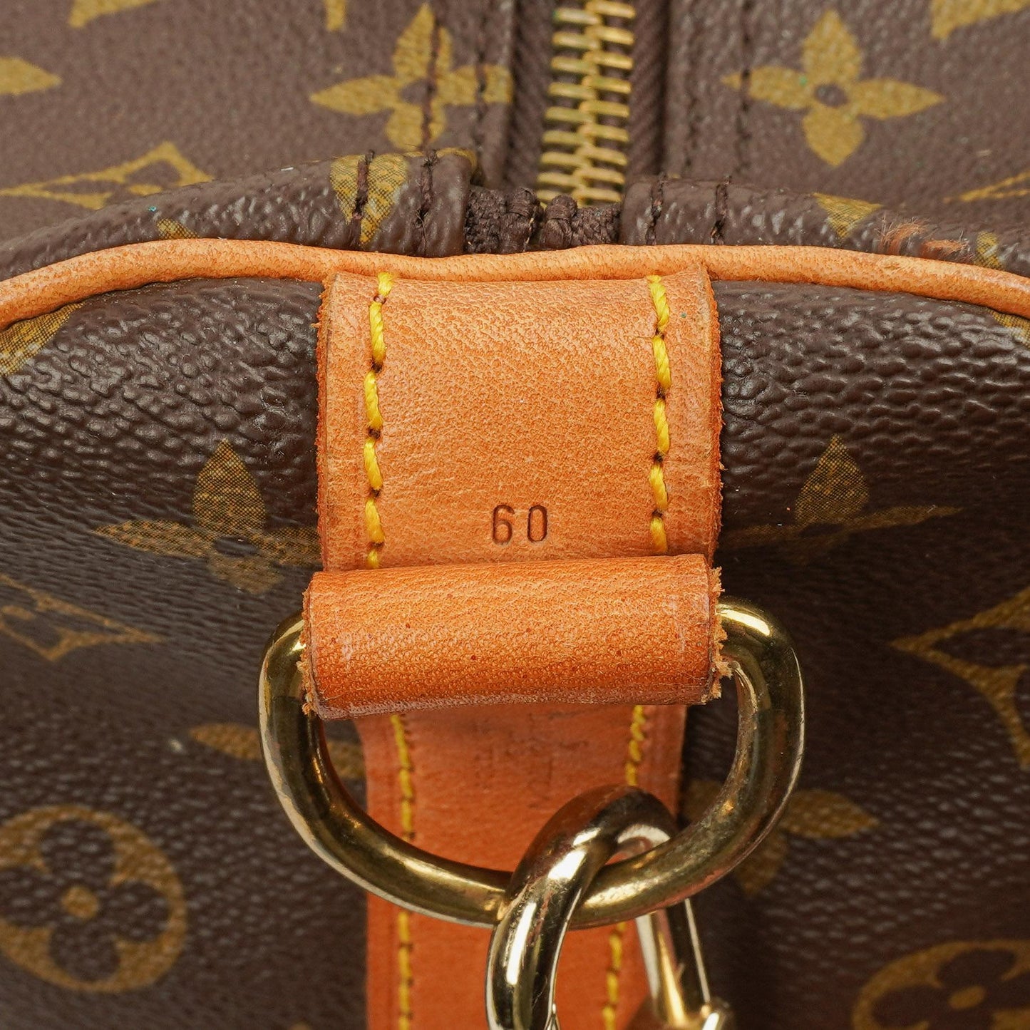 Louis Vuitton Keepall 60 Bandoulière Monogram Canvas Travel Bag